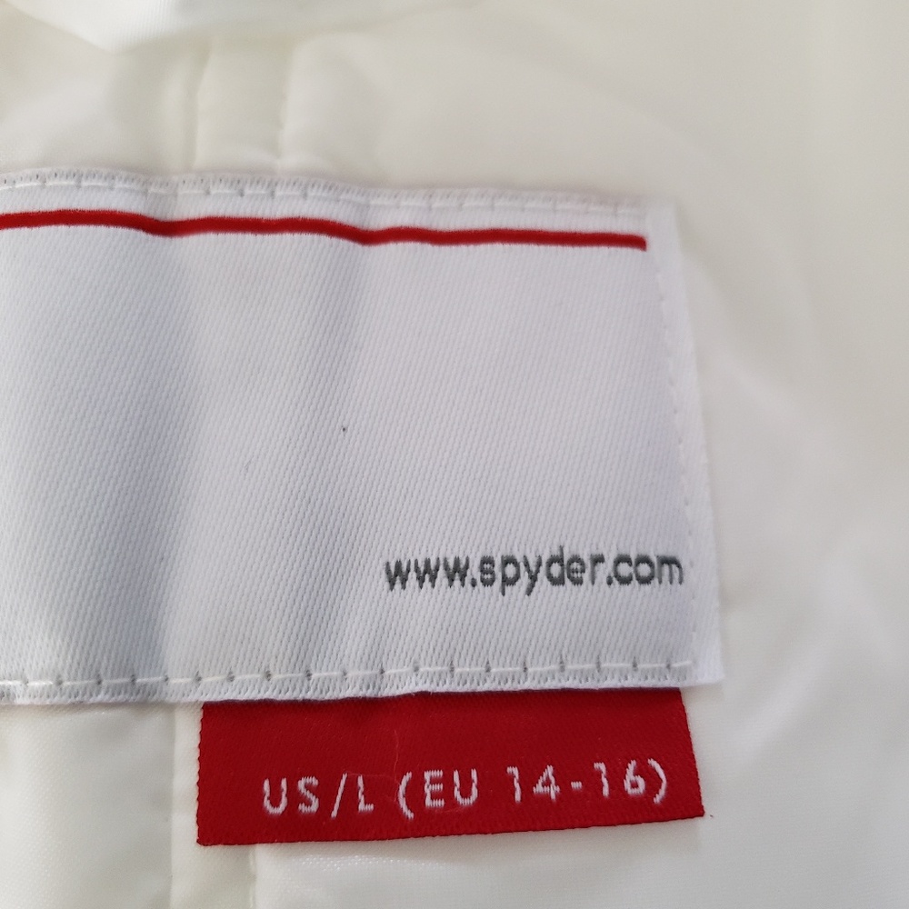 Spyder white ski pants
